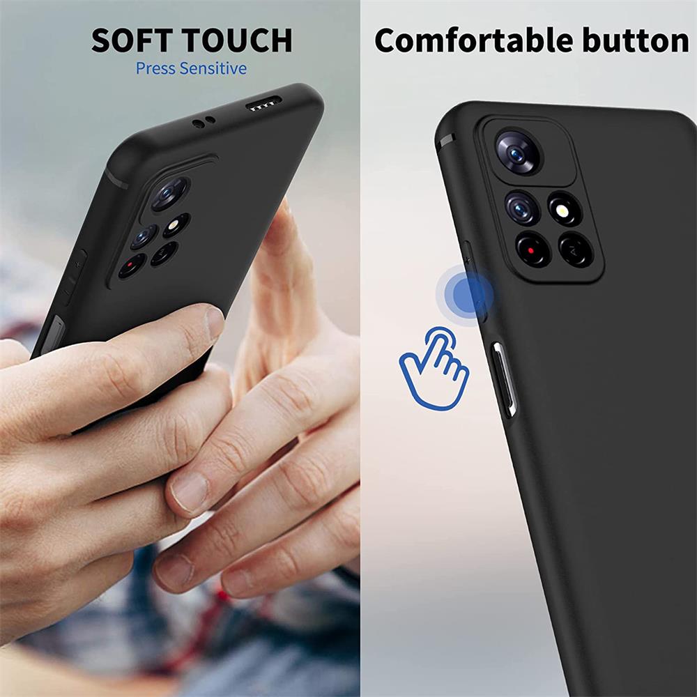 Classic TPU für Xiaomi Poco M4 Pro 5G in Schwarz