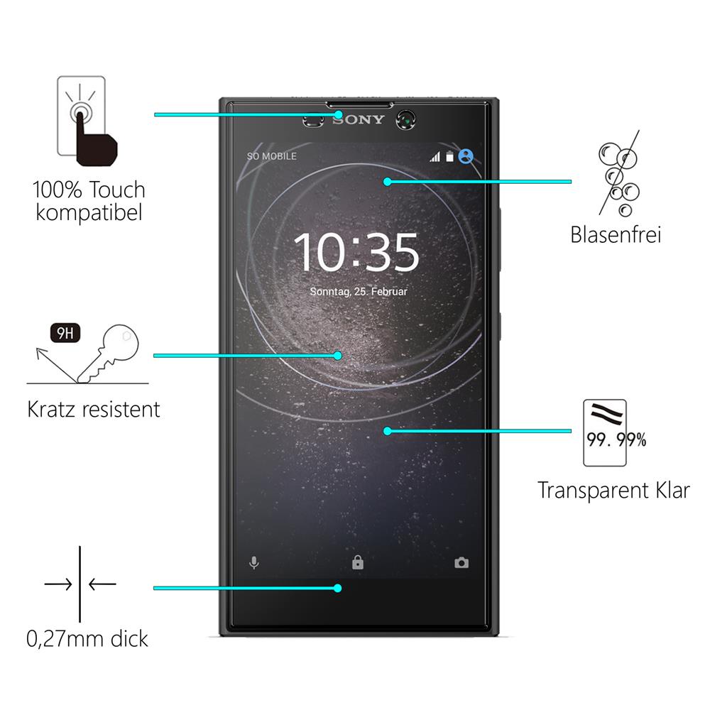 Glas 2in1 für Sony Xperia L2