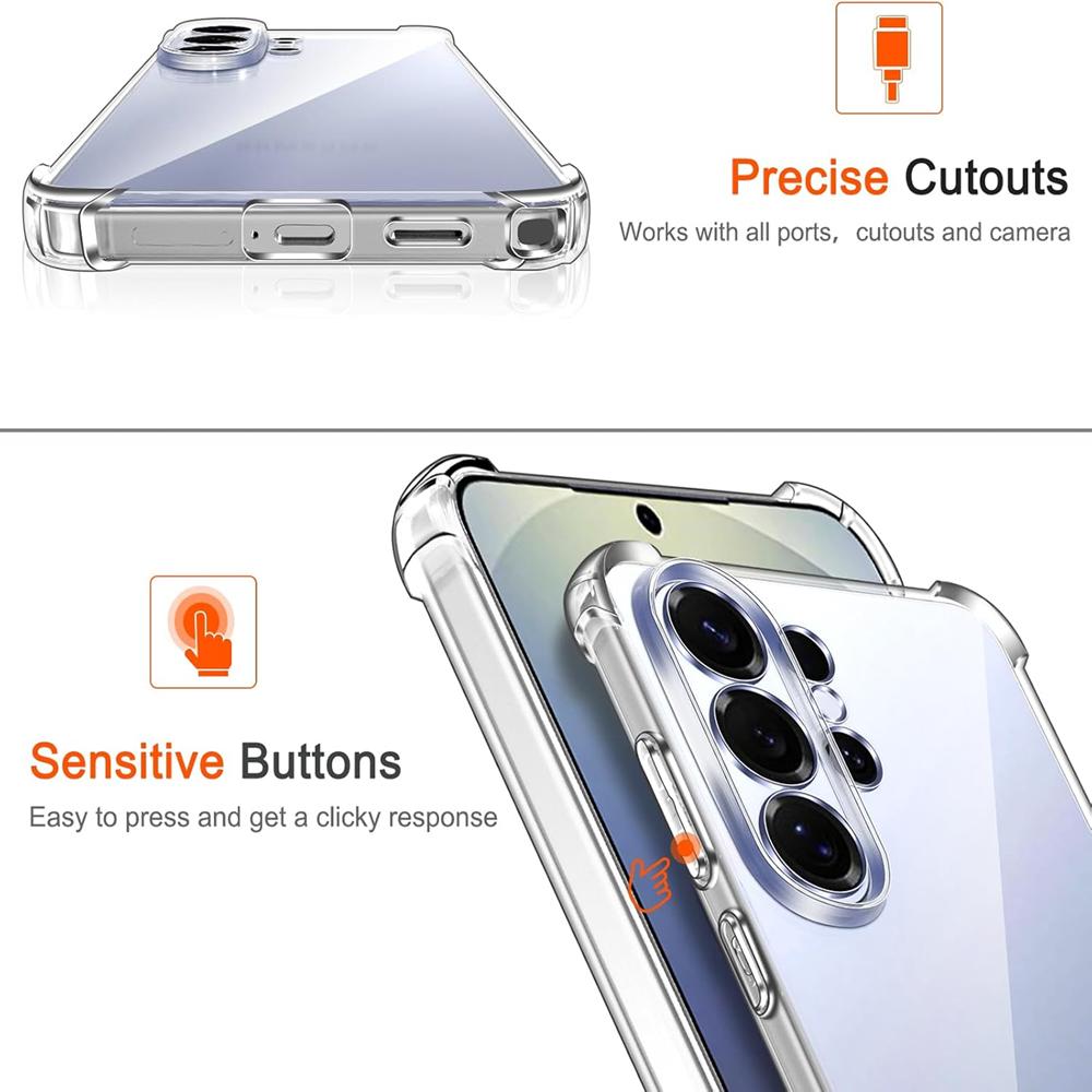 Rugged TPU für Samsung Galaxy S26 Ultra in Transparent