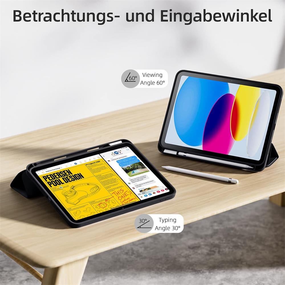 Smart Cover für Apple iPad 10.2 2019 in Dunkelblau Smart Cover für Apple iPad Pro 13 2024 in Dunkelblau