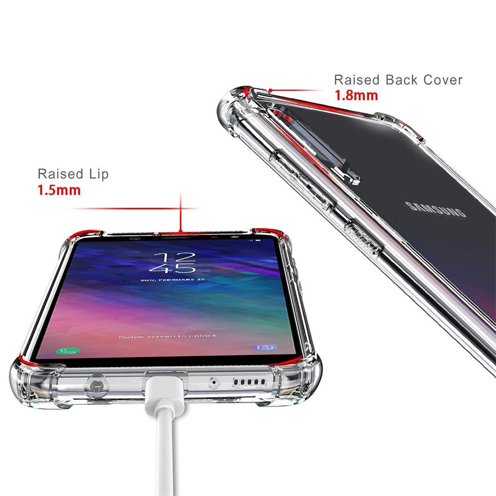 Rugged TPU für Samsung Galaxy A6 Plus in Transparent