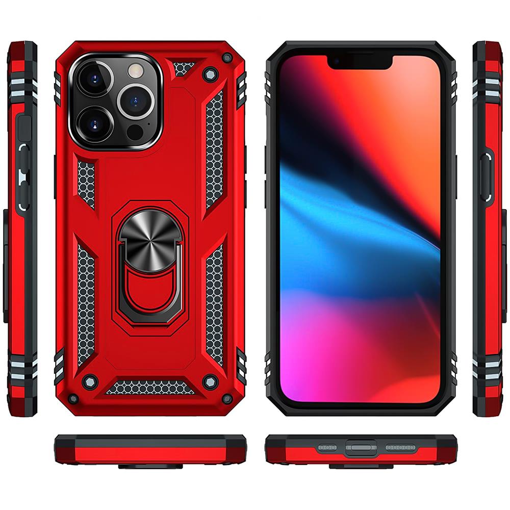 Army Case für Apple iPhone 13 Pro Max in Rot