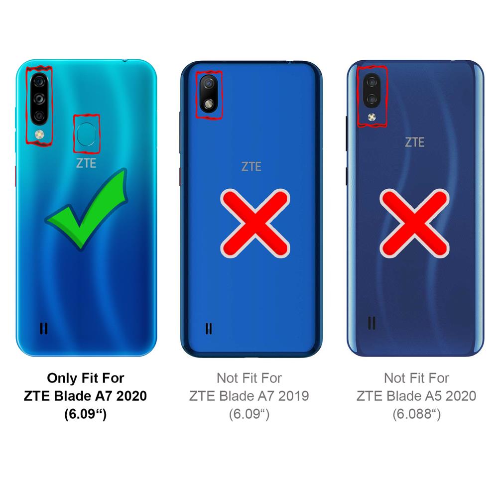 Glas 2in1 für ZTE Blade A7 2020