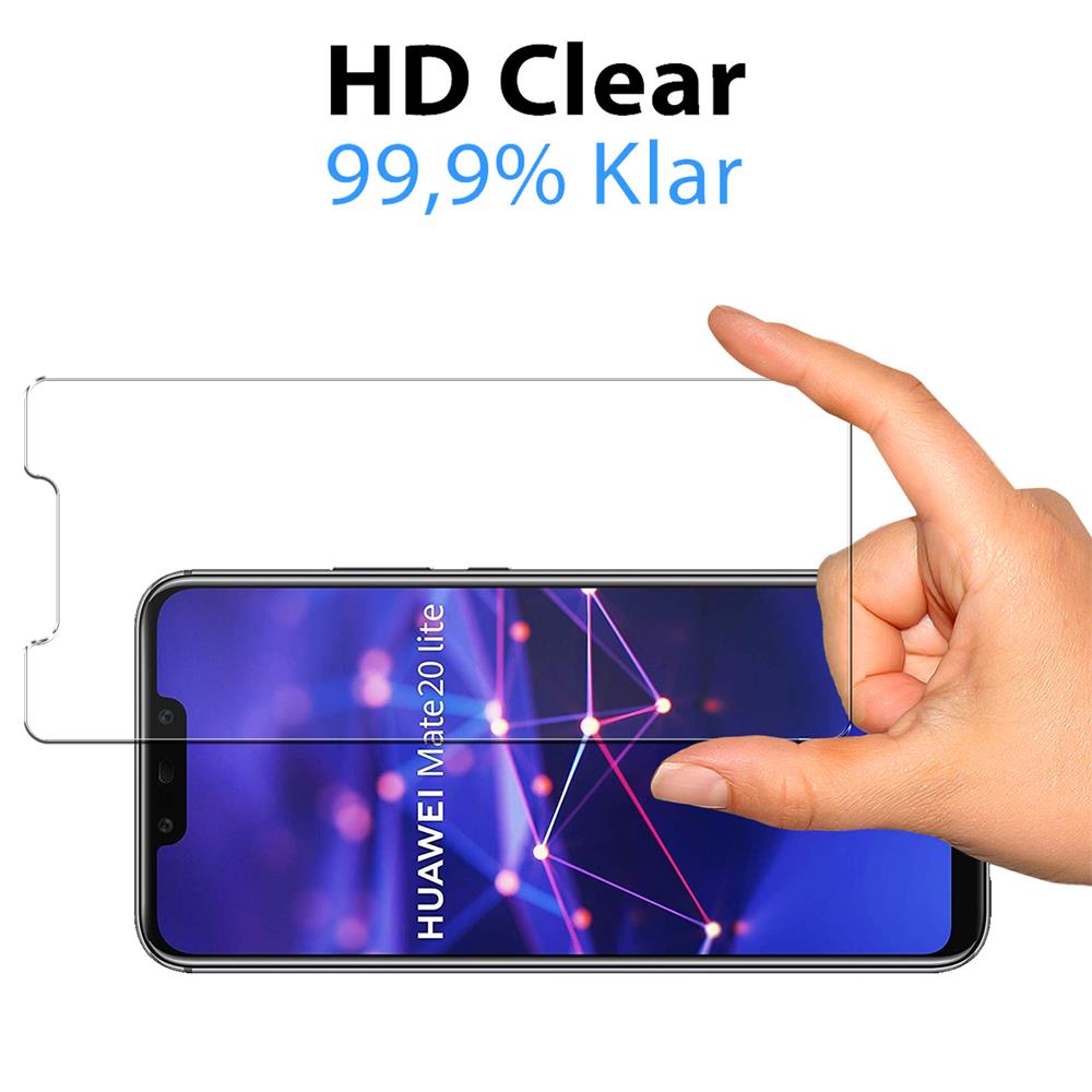 Glas 2in1 für Huawei Mate 20 Lite