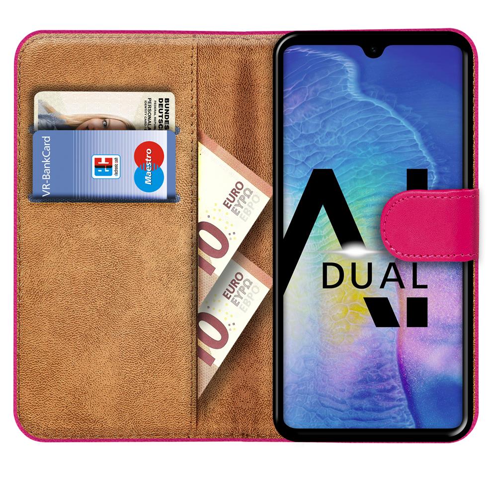 Basic Wallet für Huawei Mate 20 in Pink