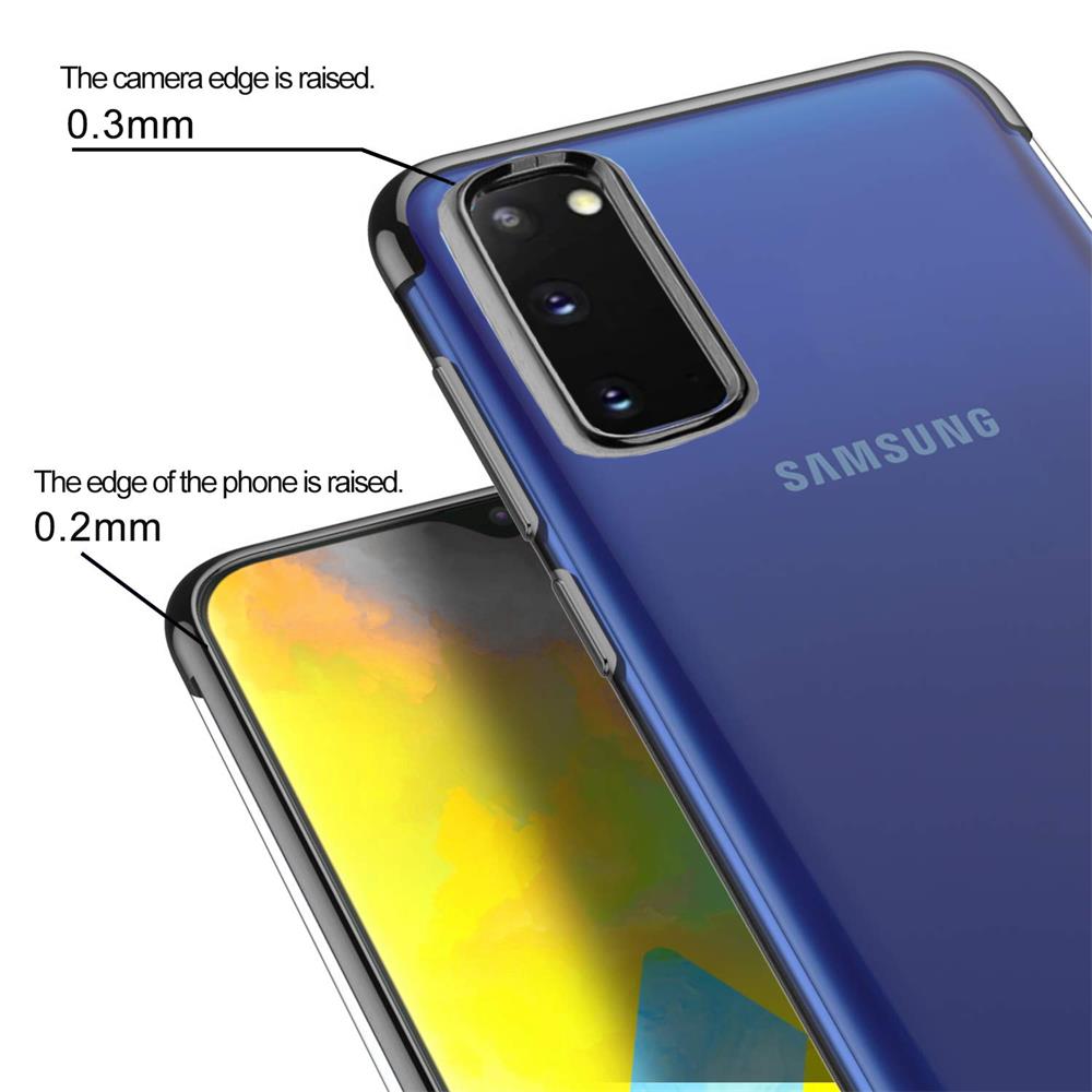 Zero Edge Color für Samsung Galaxy S20 Ultra in Schwarz