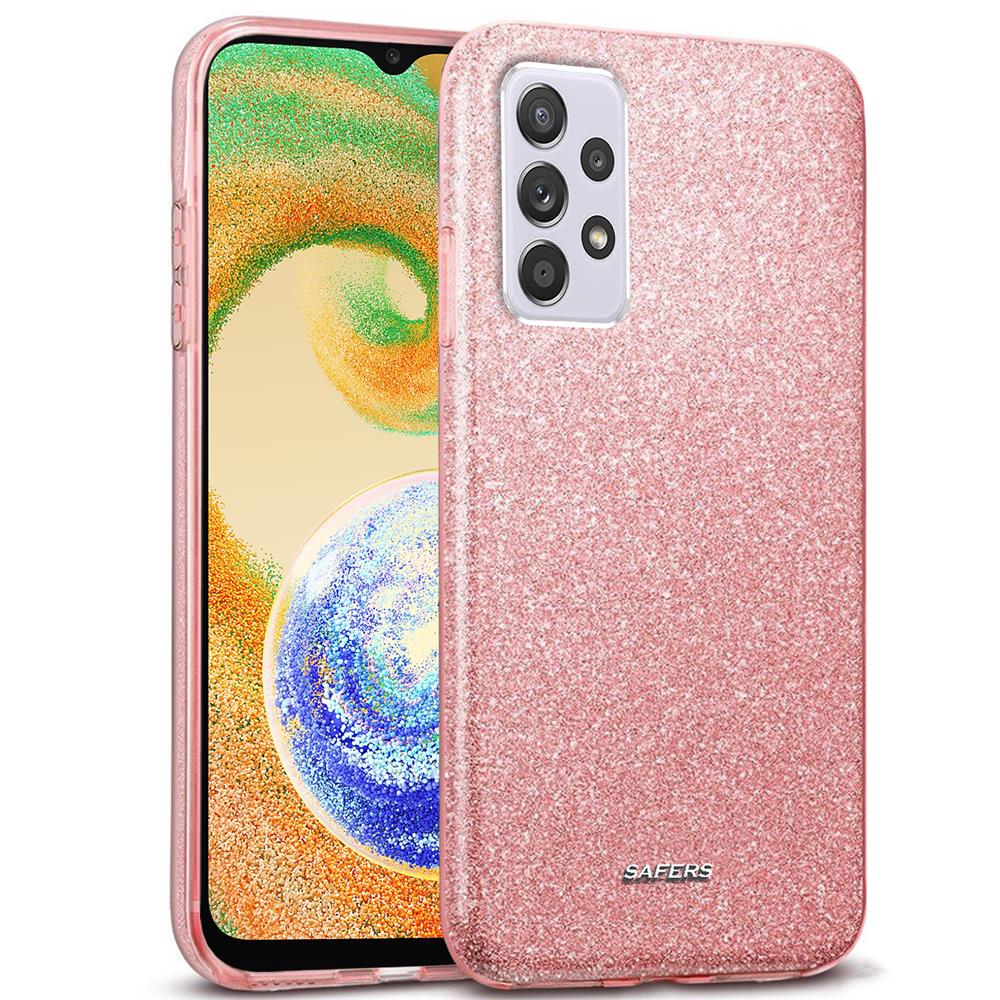 Shiny TPU für Samsung Galaxy A53 5G in Rosegold