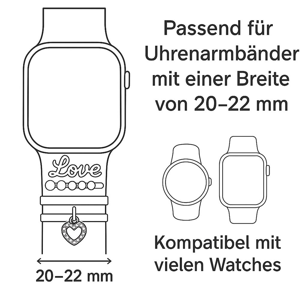 Apple Watch Charms Style 04 -Purple Love