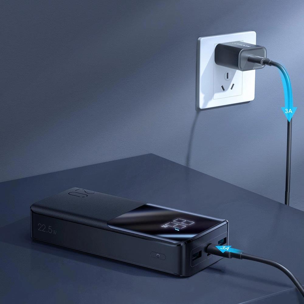 Power Bank - Joyroom - JR-QP192 - 20000 mAh in Schwarz