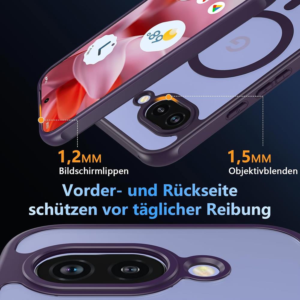 Zoya TPU für Google Pixel 9a in Lila