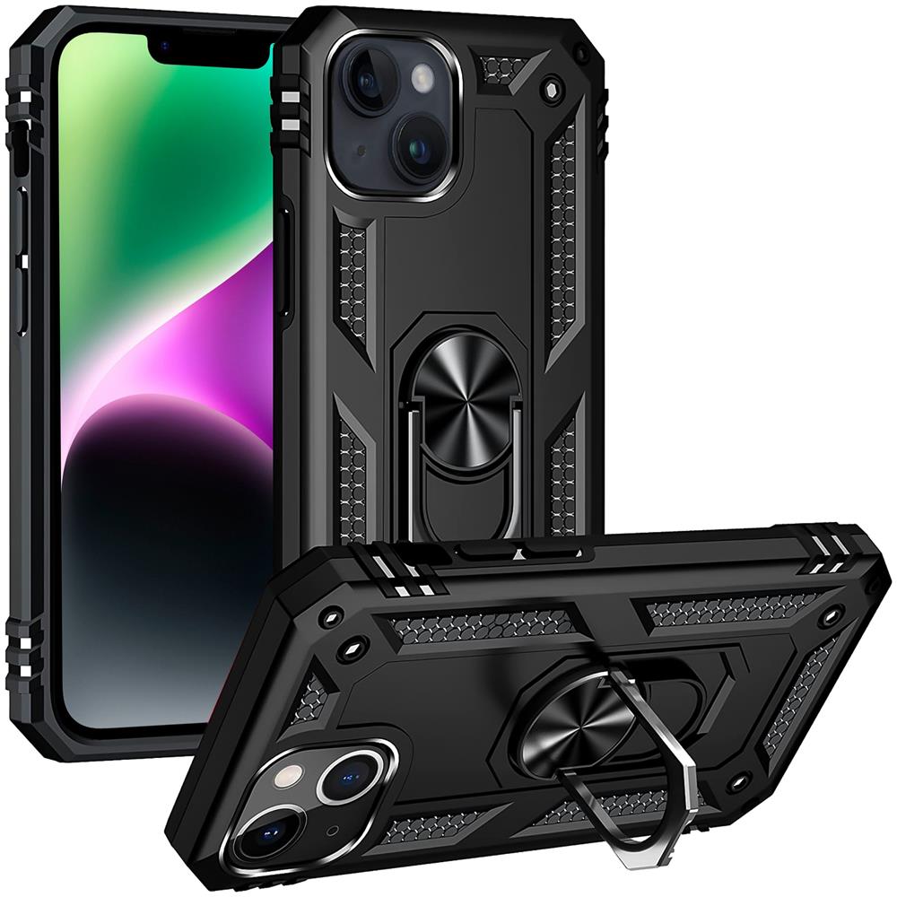 Army Case für Apple iPhone 15 Plus in Schwarz