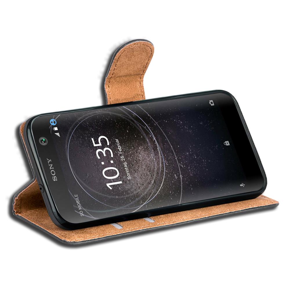 Basic Wallet für Sony Xperia XA2 in Schwarz