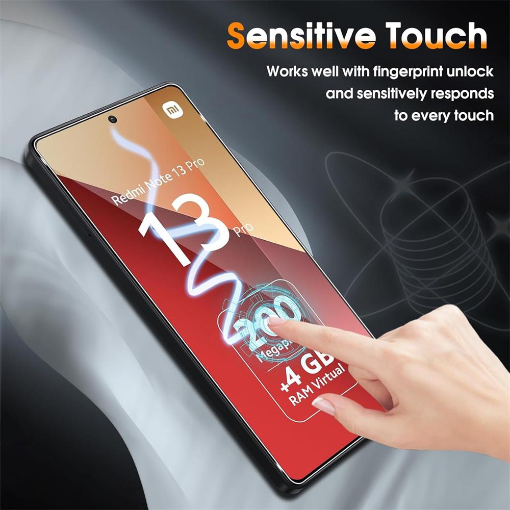 4in1 Glas Set für Xiaomi Redmi Note 13 Pro 5G