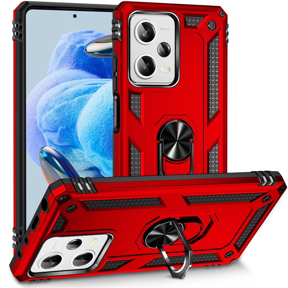 Army Case für Xiaomi Redmi Note 12 Pro Plus 5G in Rot