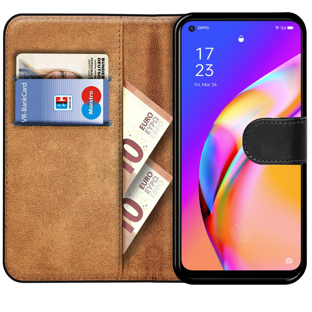 Basic Wallet für OPPO A94 5G in Schwarz