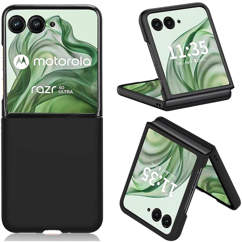 Classic TPU für Motorola Razr 50 Ultra in Schwarz