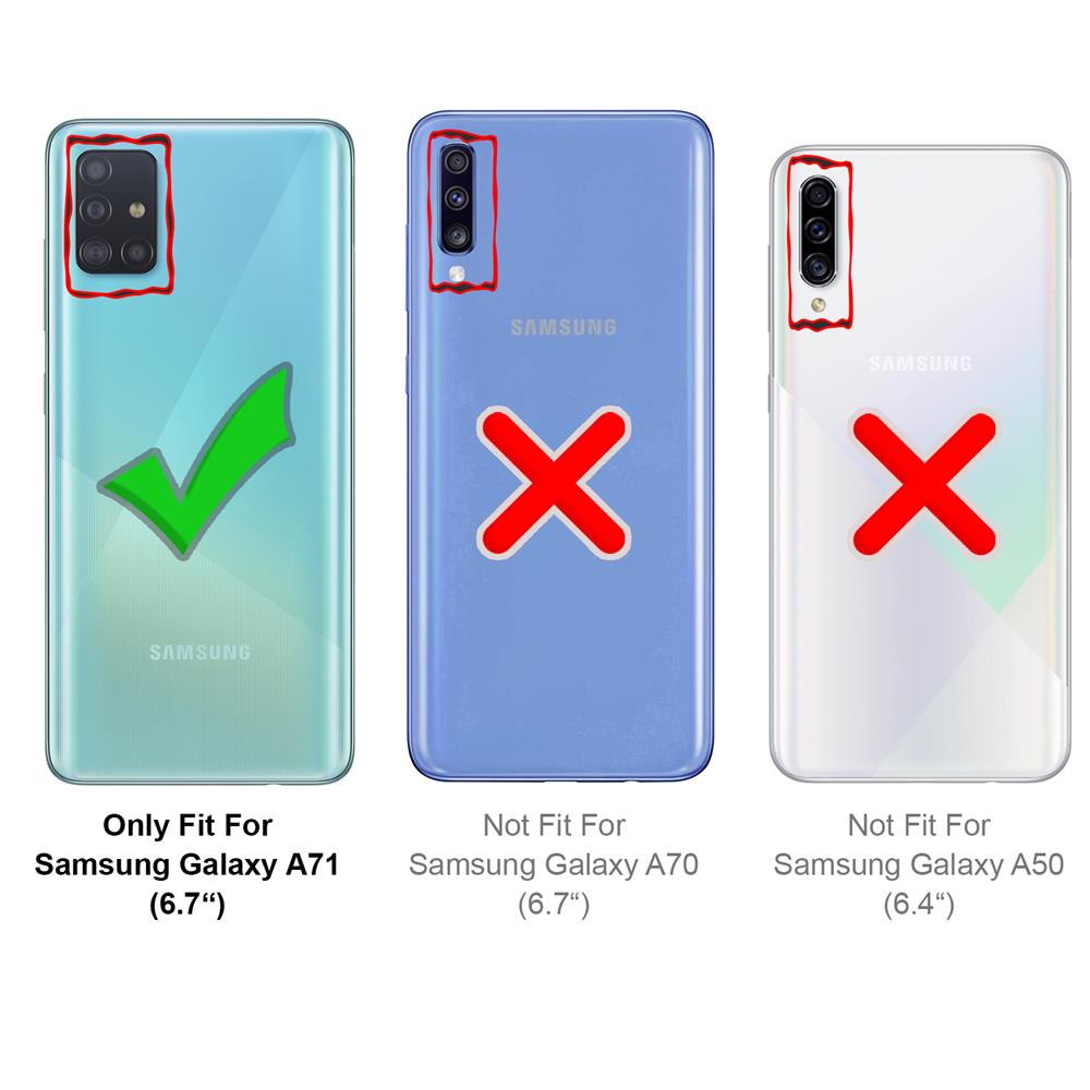 Rugged TPU für Samsung Galaxy A71 in Transparent