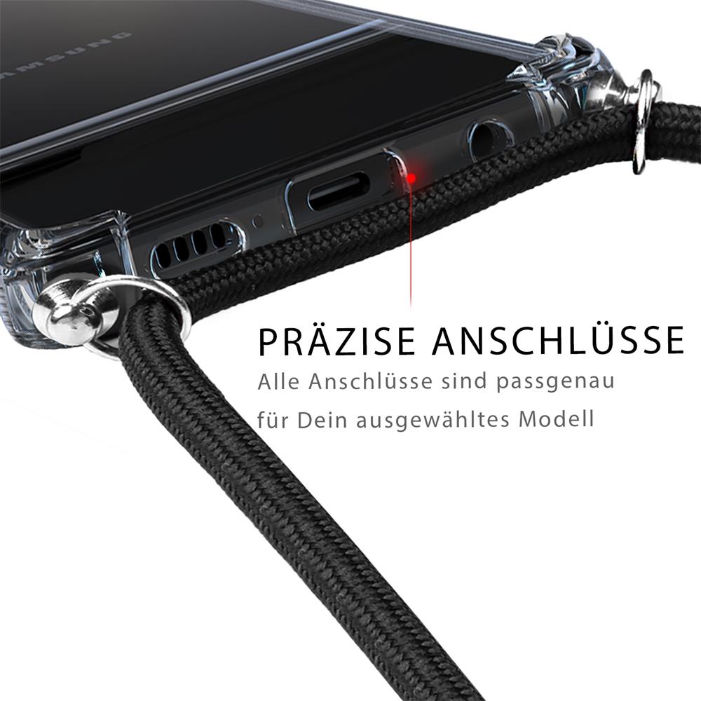 Connect Case für Apple iPhone 17 Pro Max in Silber, Kette in WeissSilber
