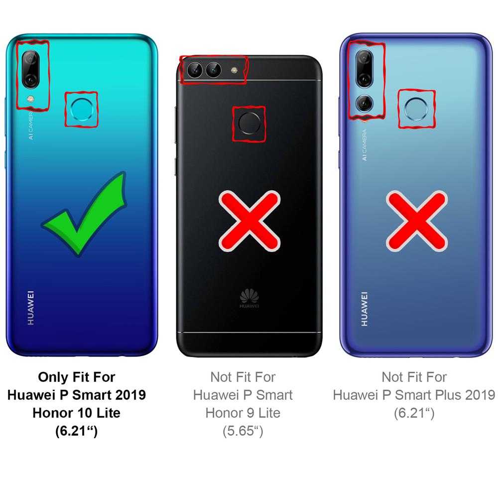 Rugged TPU für Huawei P Smart 2019 in Transparent