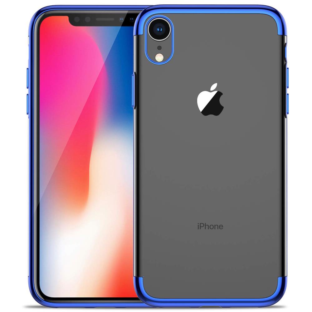 Zero Edge Color für Apple iPhone XR in Blau