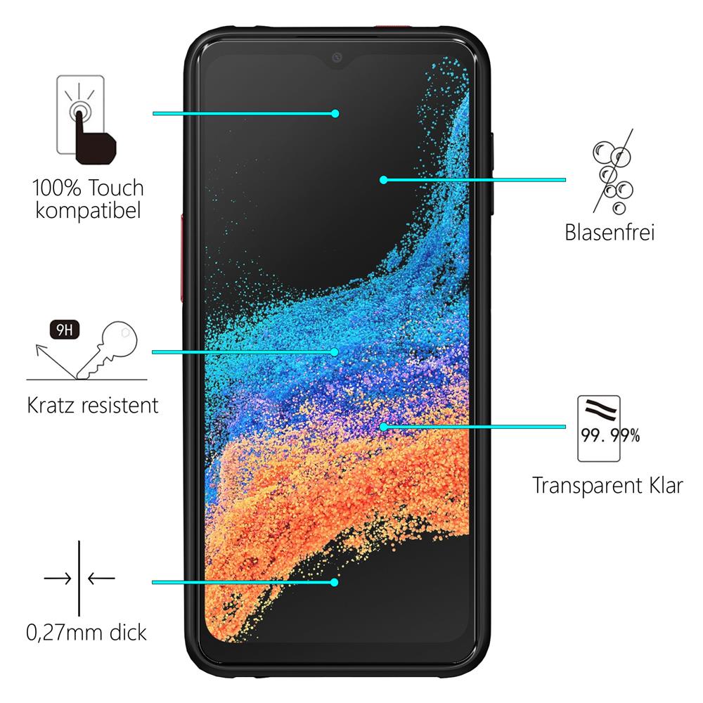 Glas 2in1 für Samsung Galaxy XCover6 Pro