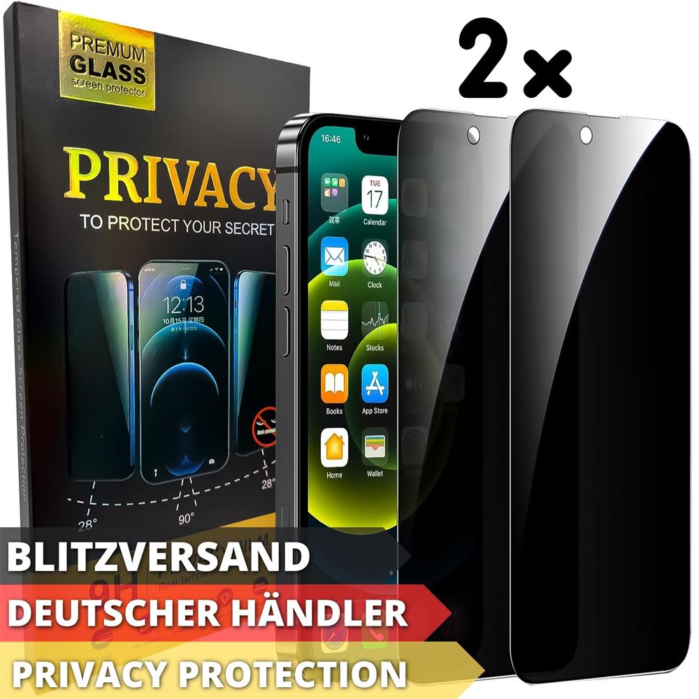 Privacy Glas für Apple iPhone 17 Pro Max