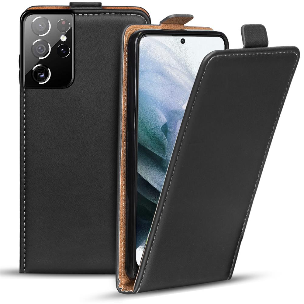 Basic Flip für Samsung Galaxy S21 Ultra in Schwarz