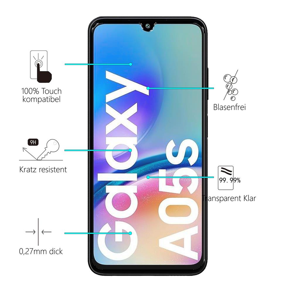 Glas 2in1 für Samsung Galaxy A05s