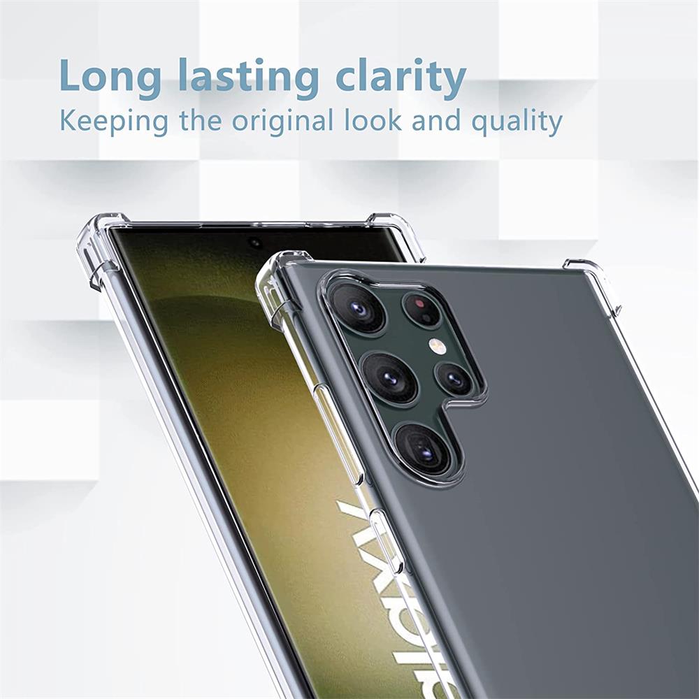 Rugged TPU für Samsung Galaxy S23 Ultra in Transparent