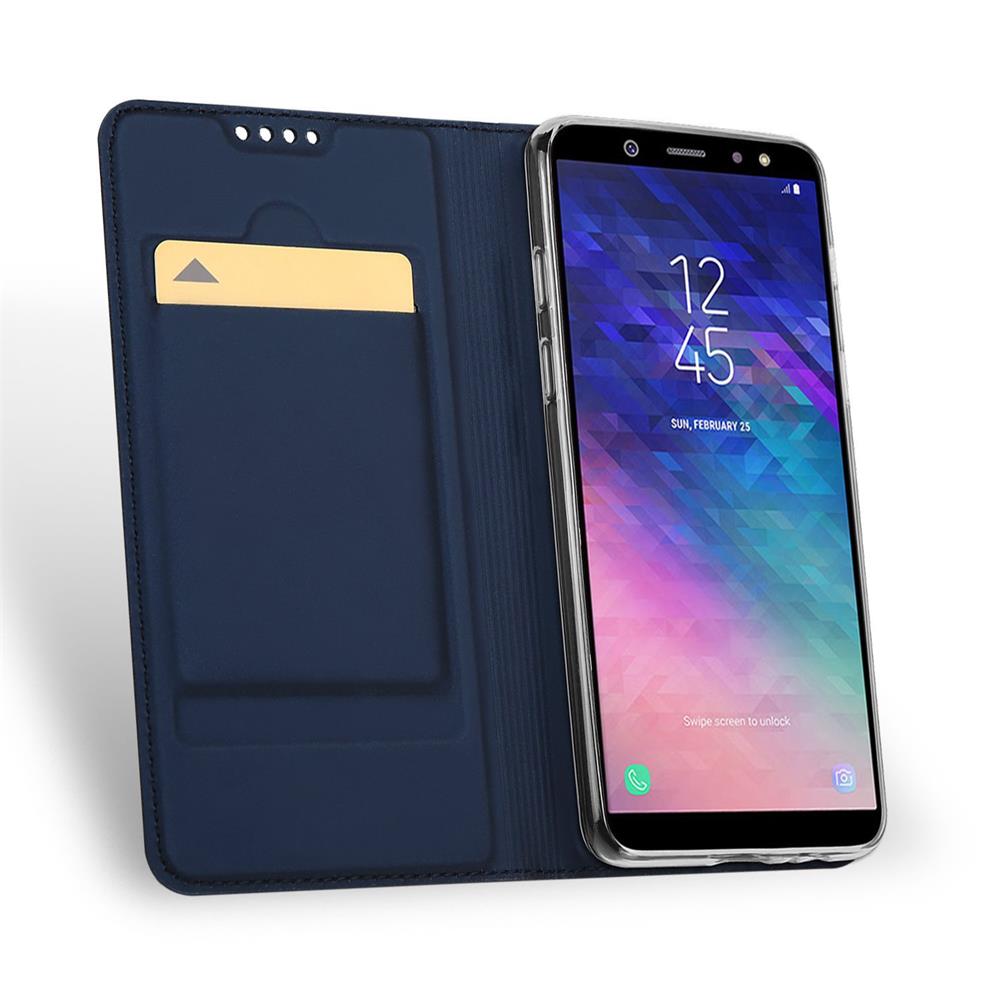 Electroplated Flip für Samsung Galaxy A6 in Blau