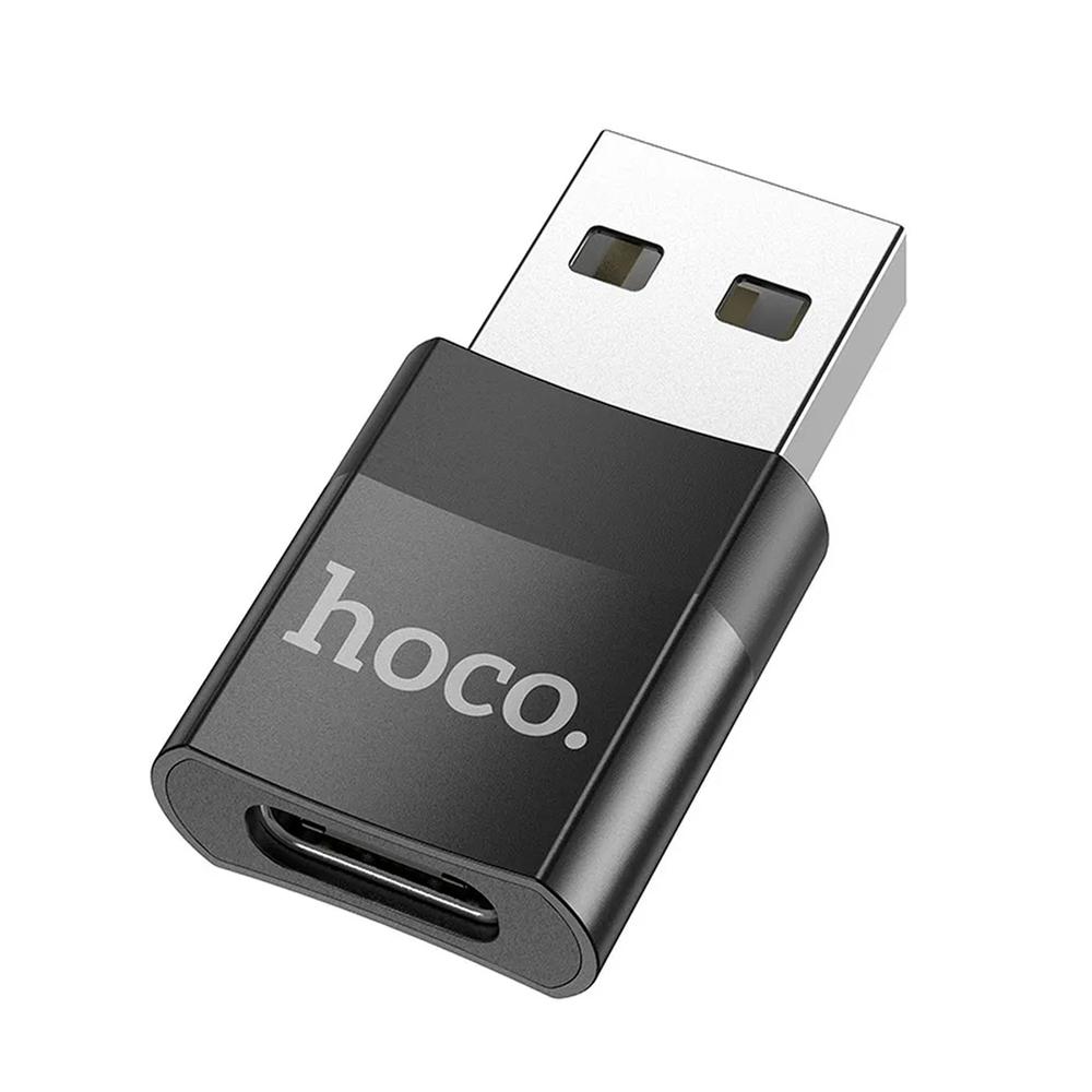 Hoco UA17 USB-C auf USB-A - Schwarz