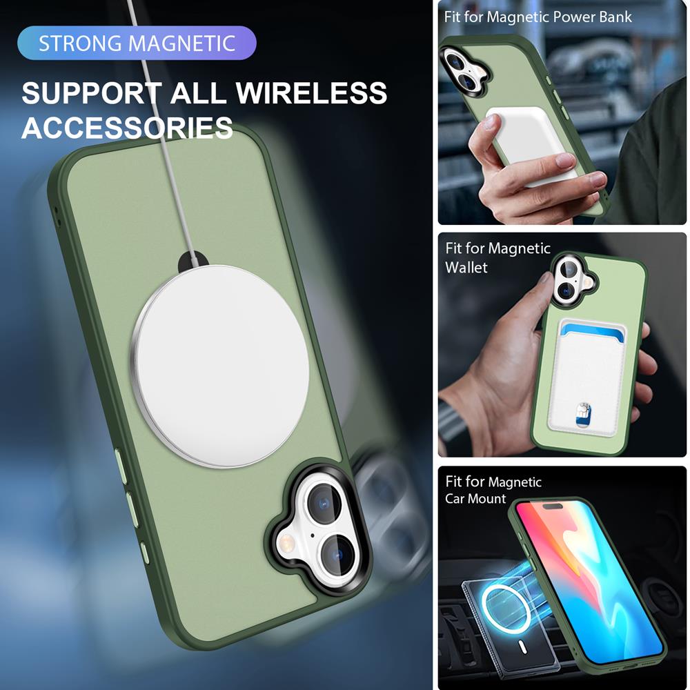 Skin MagSafe für Apple iPhone 16 Plus in Grün