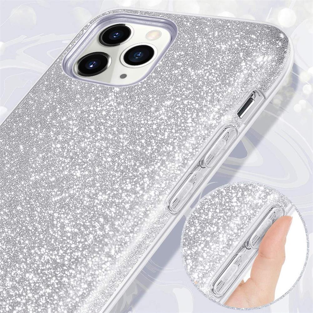 Shiny TPU für Apple iPhone 14 Pro Max in Silber