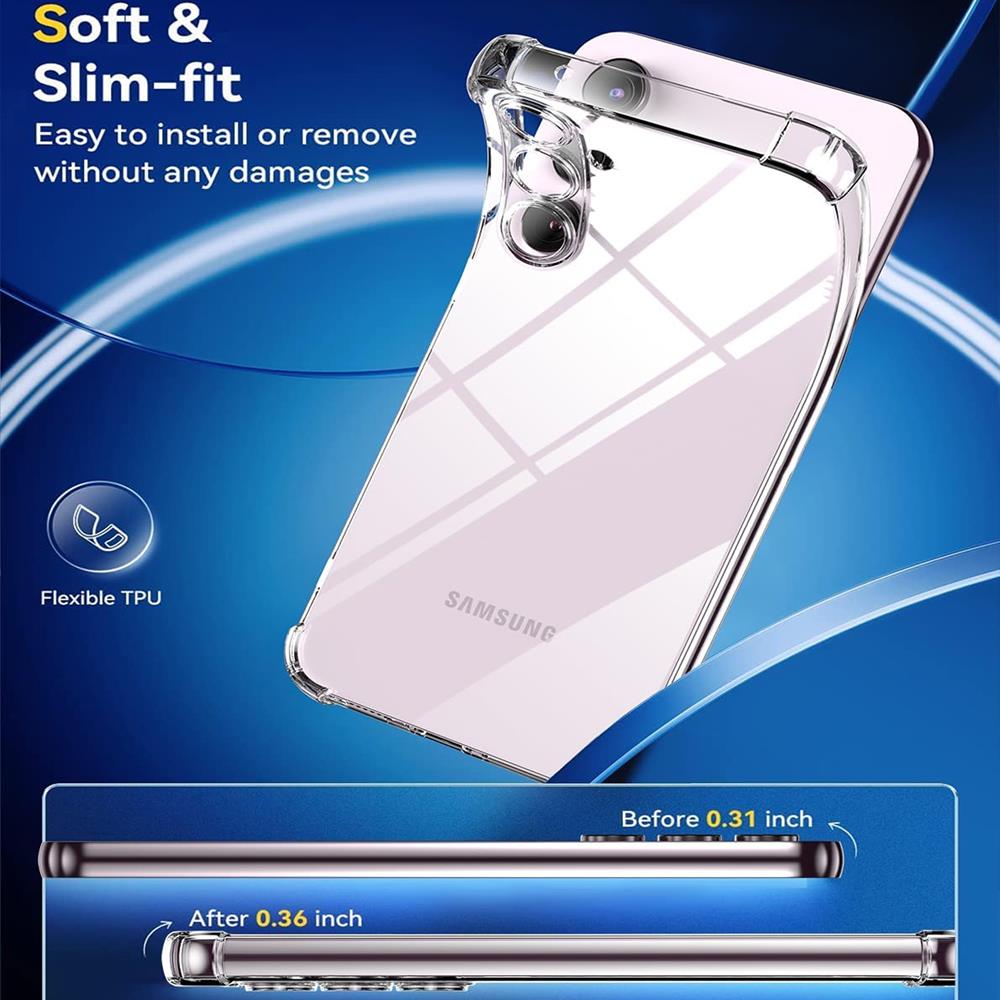 Rugged TPU für Samsung Galaxy S23 FE in Transparent