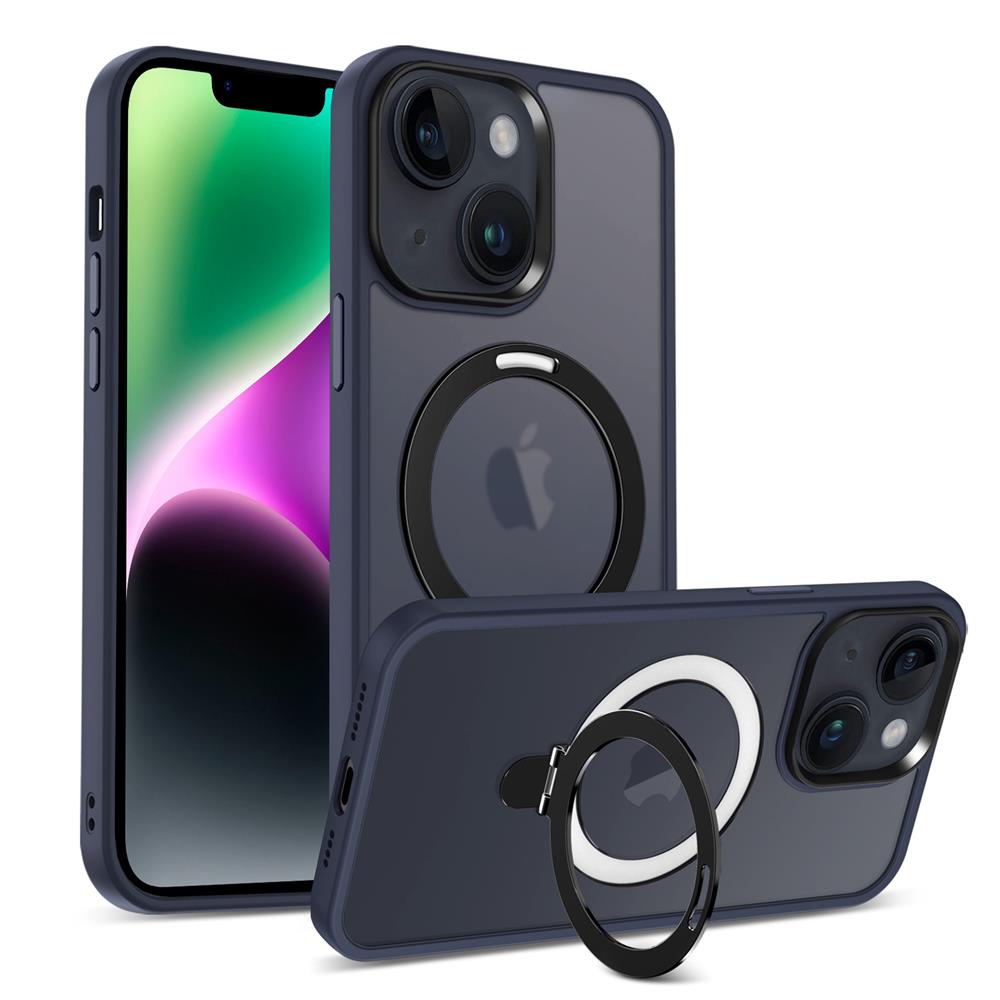 Skin MagSafe für Apple iPhone 15 Plus in Dunkelblau