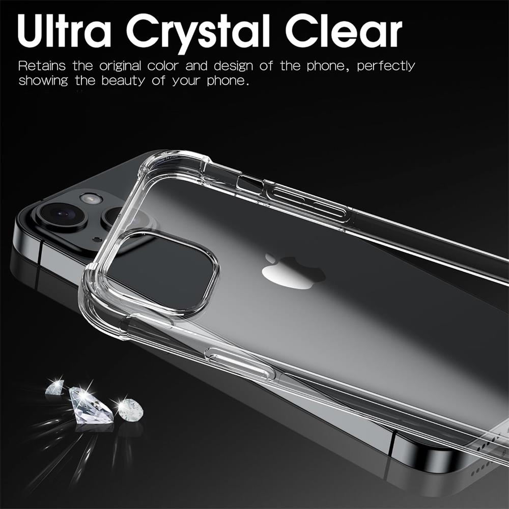 Rugged TPU für Apple iPhone 15 in Transparent