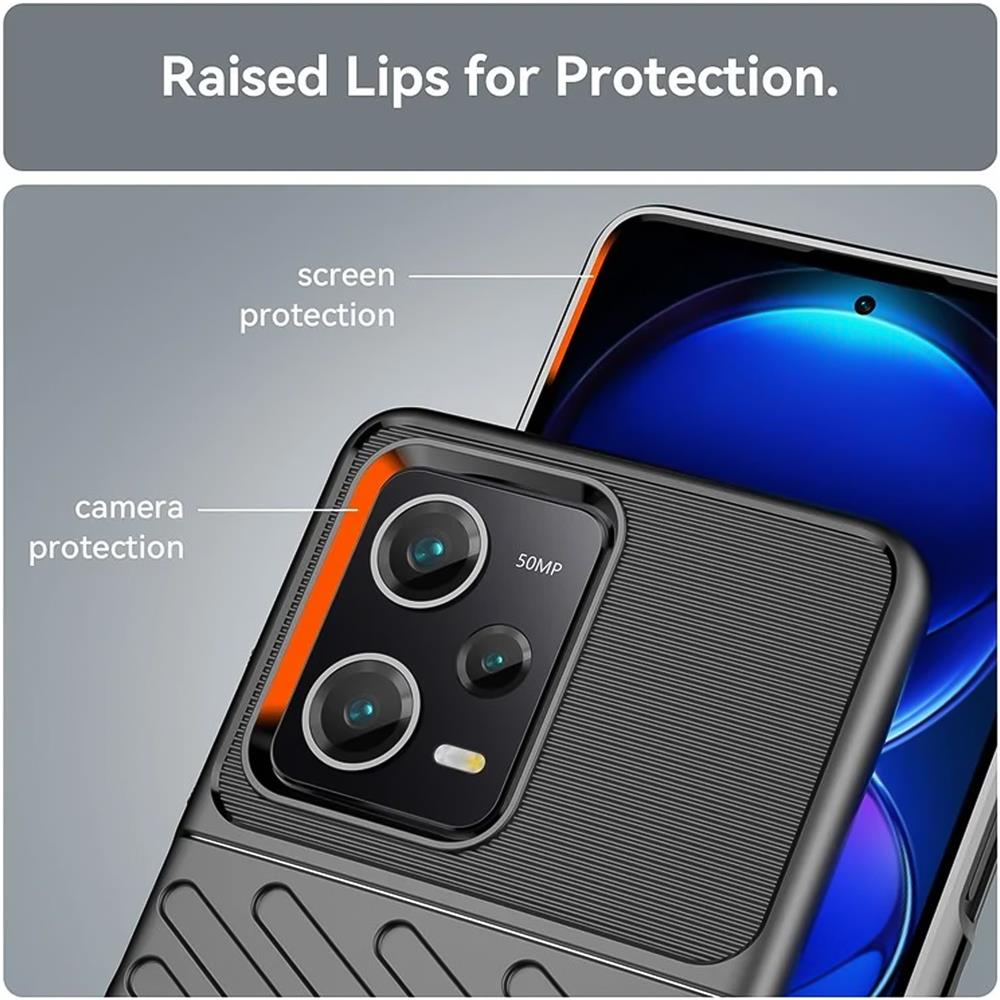 Thunder Case für Xiaomi Redmi Note 12 Pro 5G in Schwarz