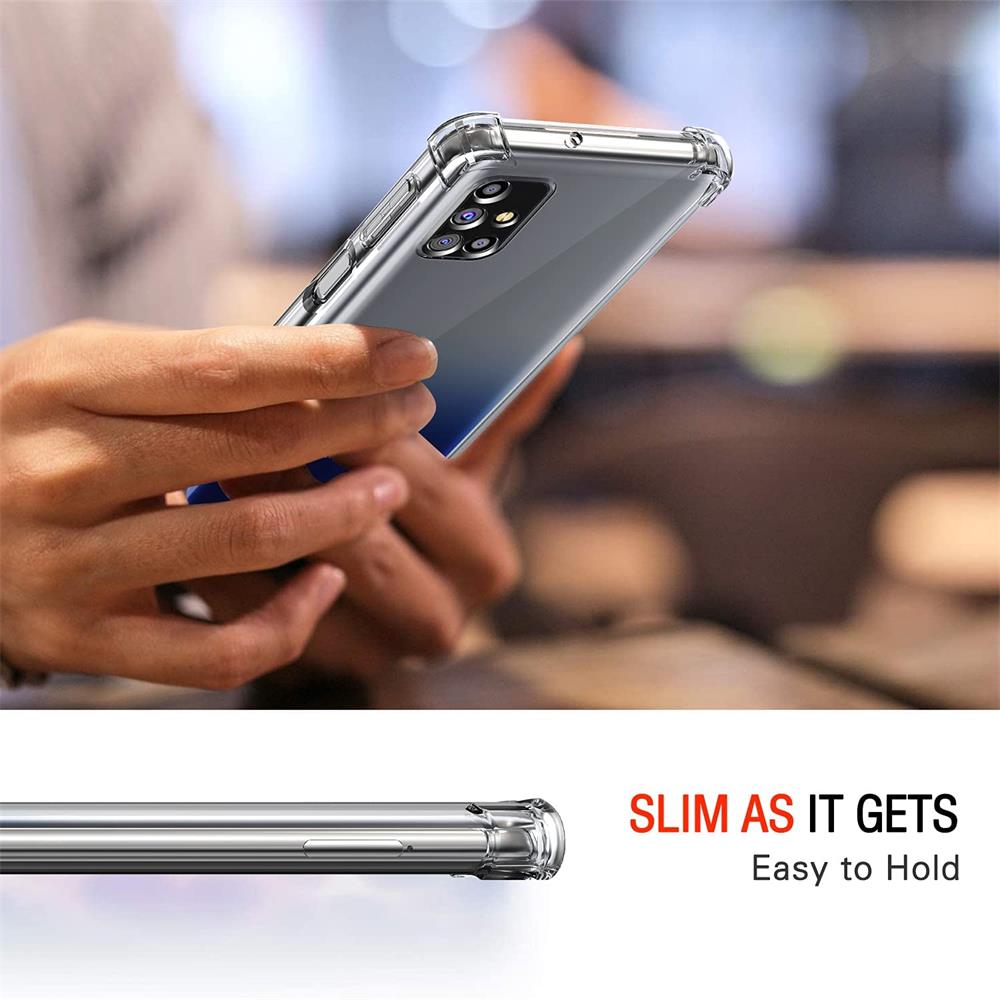 Rugged TPU für Samsung Galaxy M31s in Transparent