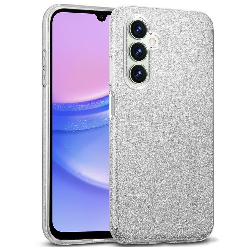Shiny TPU für Samsung Galaxy A25 5G in Silber