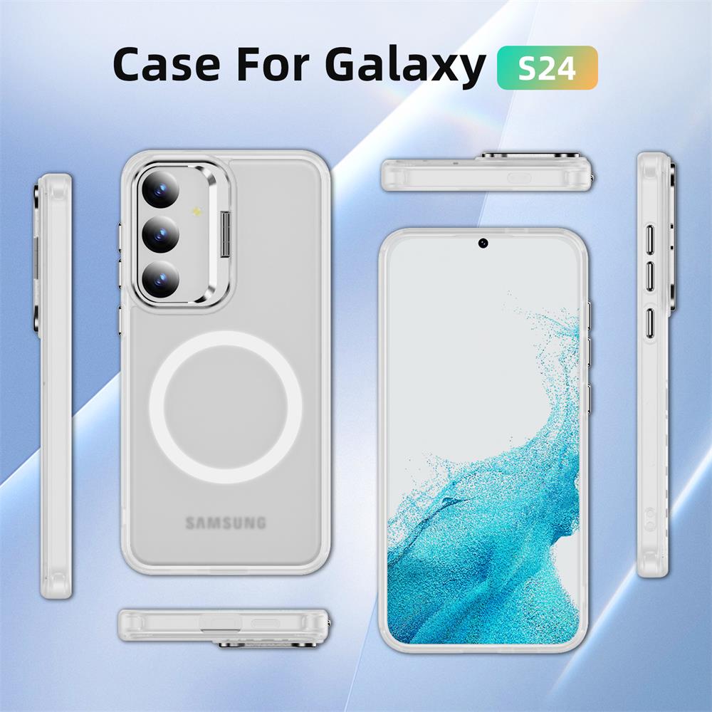 Skin MagSafe für Samsung Galaxy S24 in Transparent