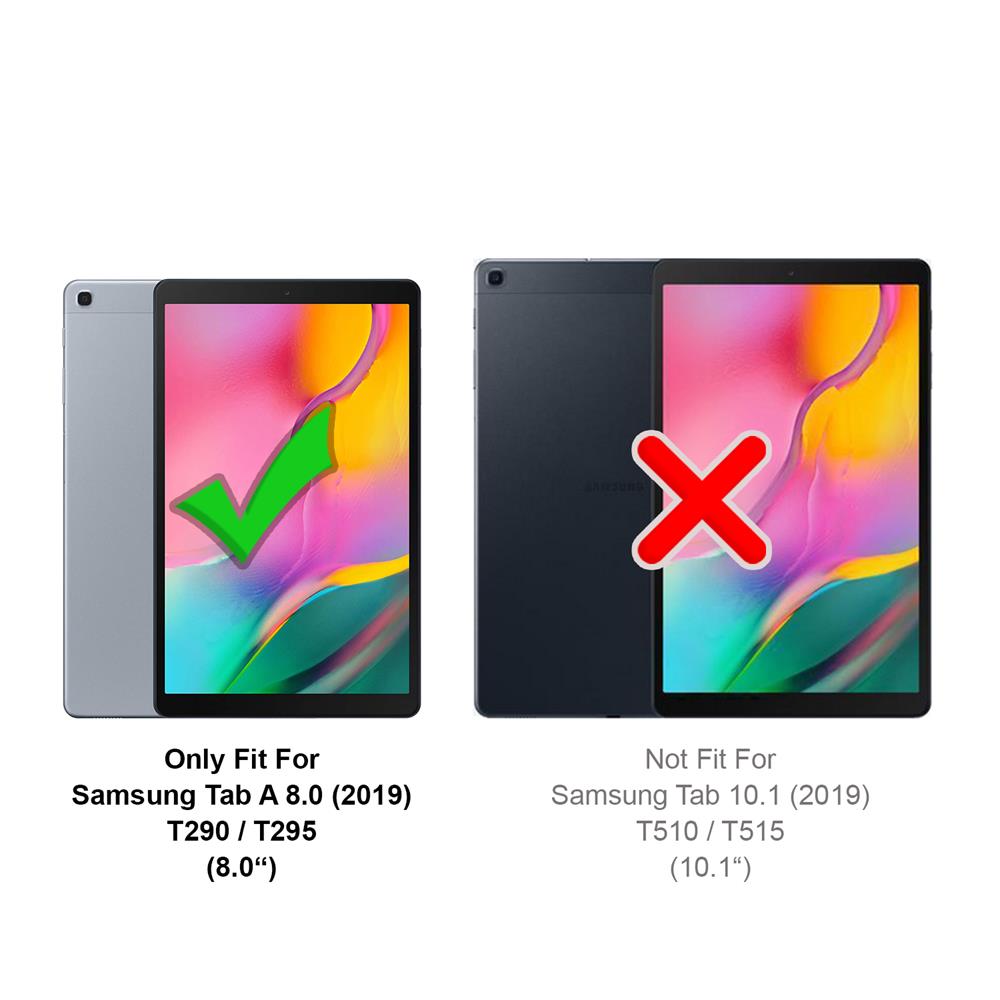 Outdoor Tab für Samsung Galaxy Tab A 8.0 2019 T290 in Schwarz