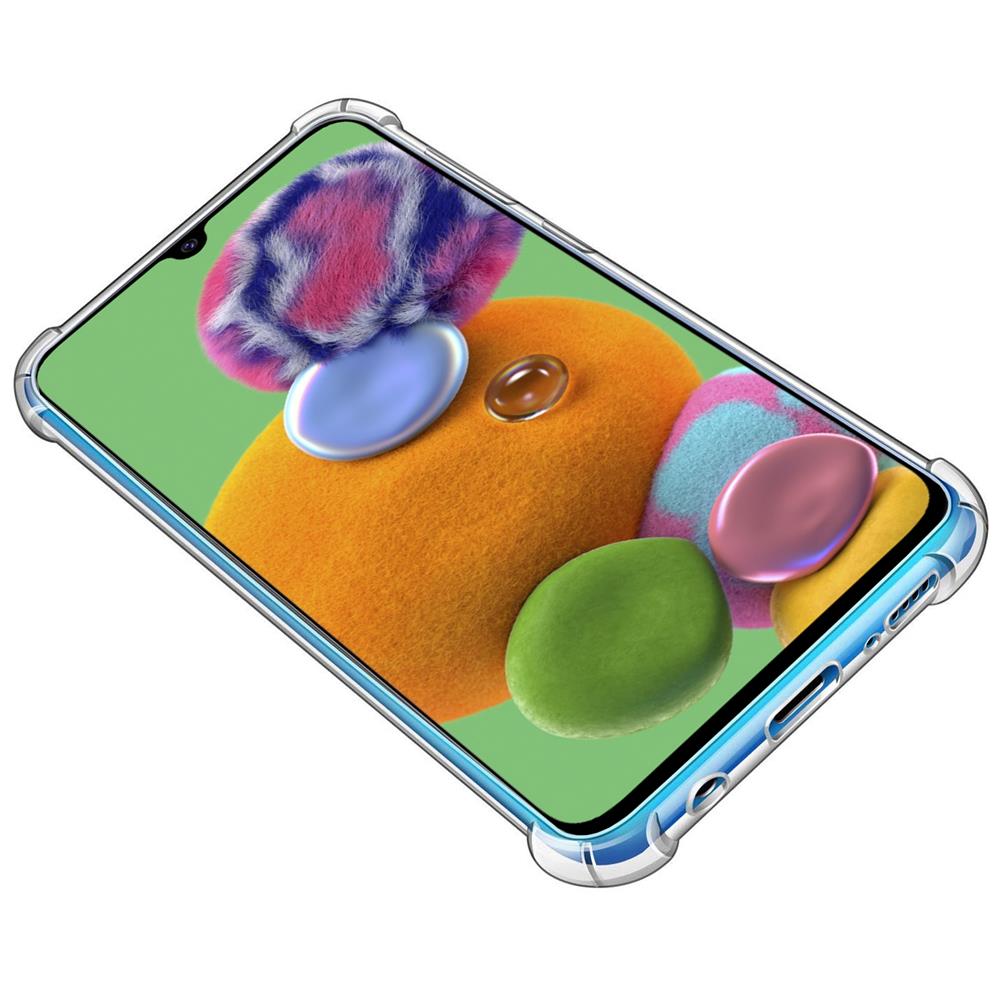 Rugged TPU für Samsung Galaxy A90 5G in Transparent