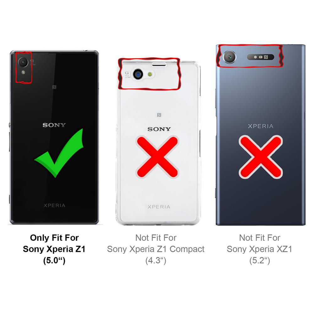 Glas 2in1 für Sony Xperia Z1