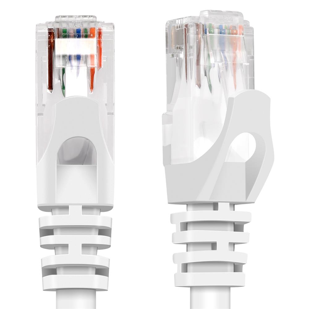Patch RUND Kabel Cat6 - PC-600A - 8M in Weiss
