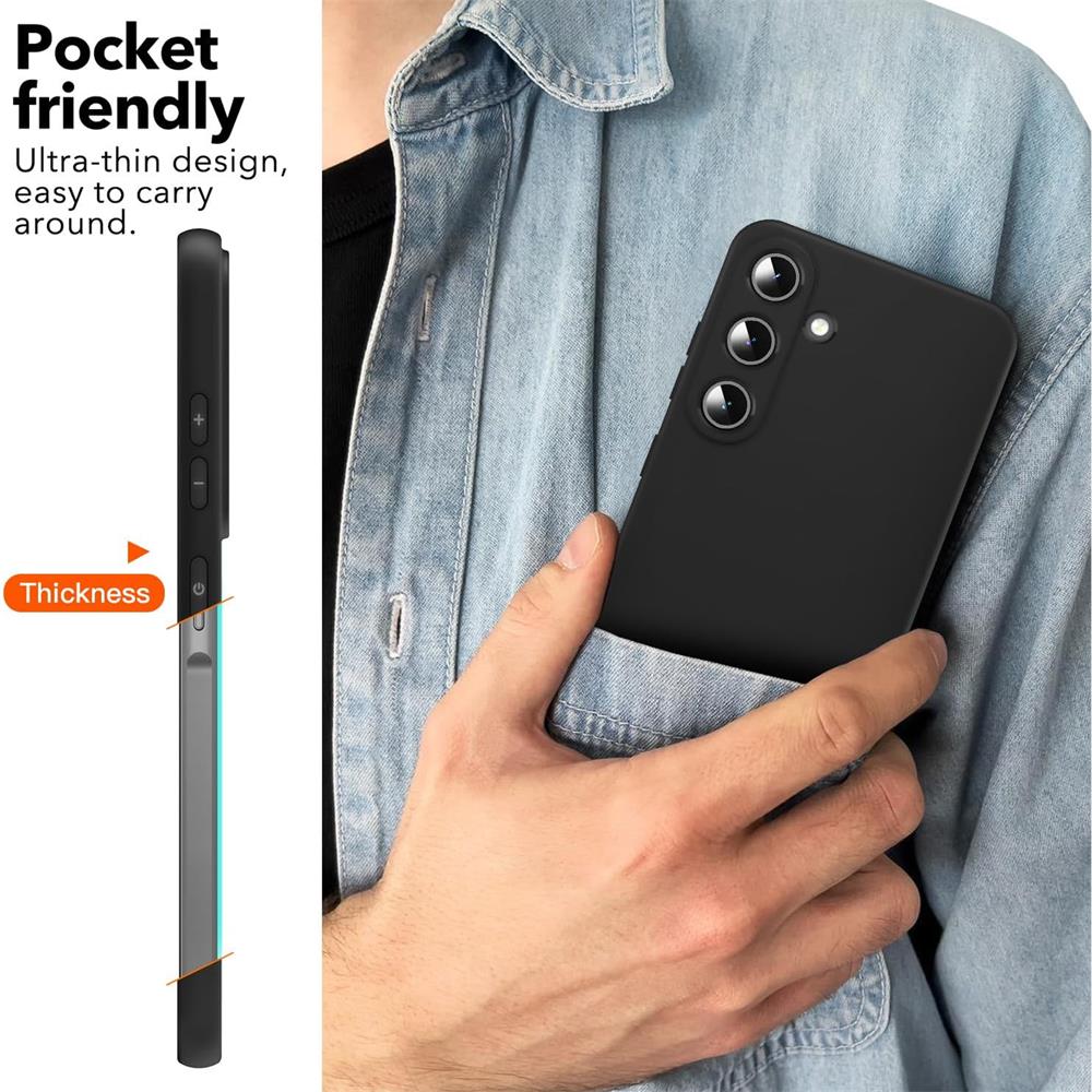 Classic TPU für Samsung Galaxy A35 5G in Schwarz