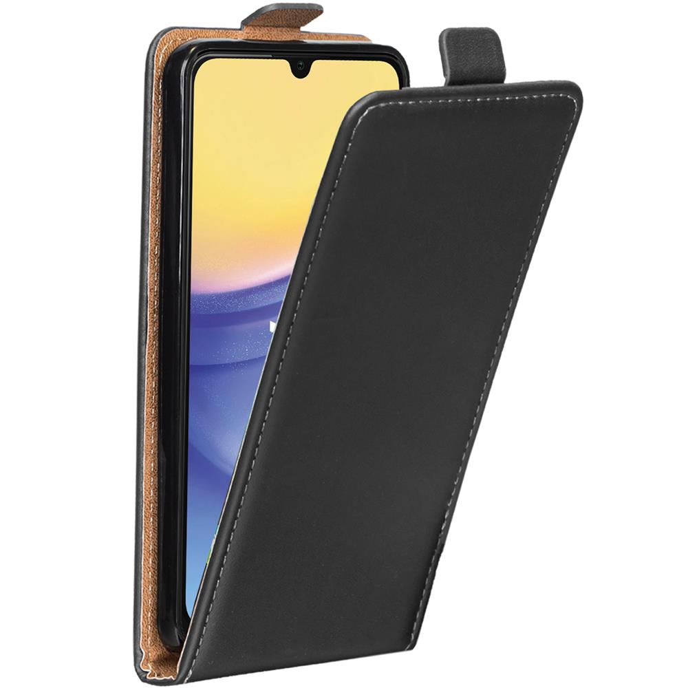 Basic Flip für Samsung Galaxy A15 4G/5G in Schwarz