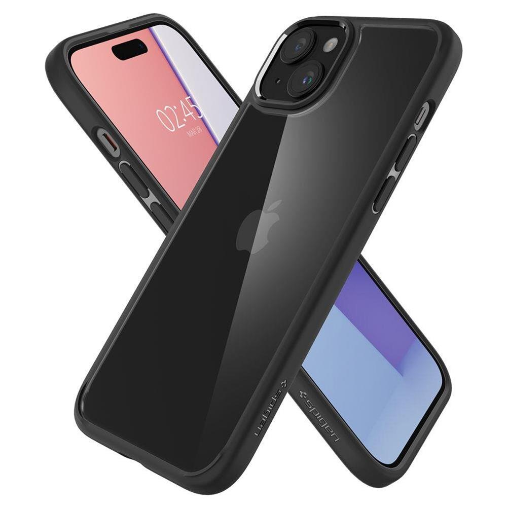 Spigen ULTRA HYBRID CASE für Apple iPhone 15 Plus in Schwarz
