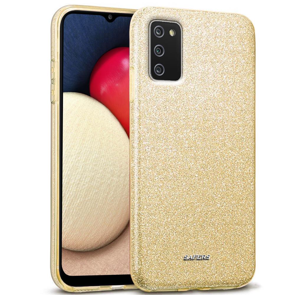 Shiny TPU für Samsung Galaxy A03s in Gold