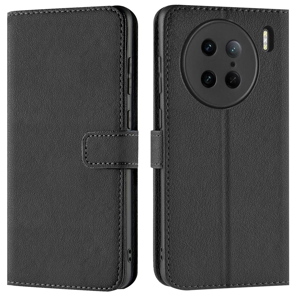 Basic Wallet für Vivo X90 Pro in Schwarz