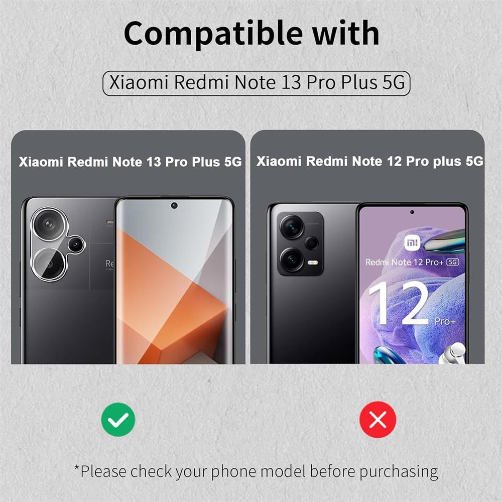 4in1 Glas Set für Xiaomi Redmi Note 13 Pro Plus 5G